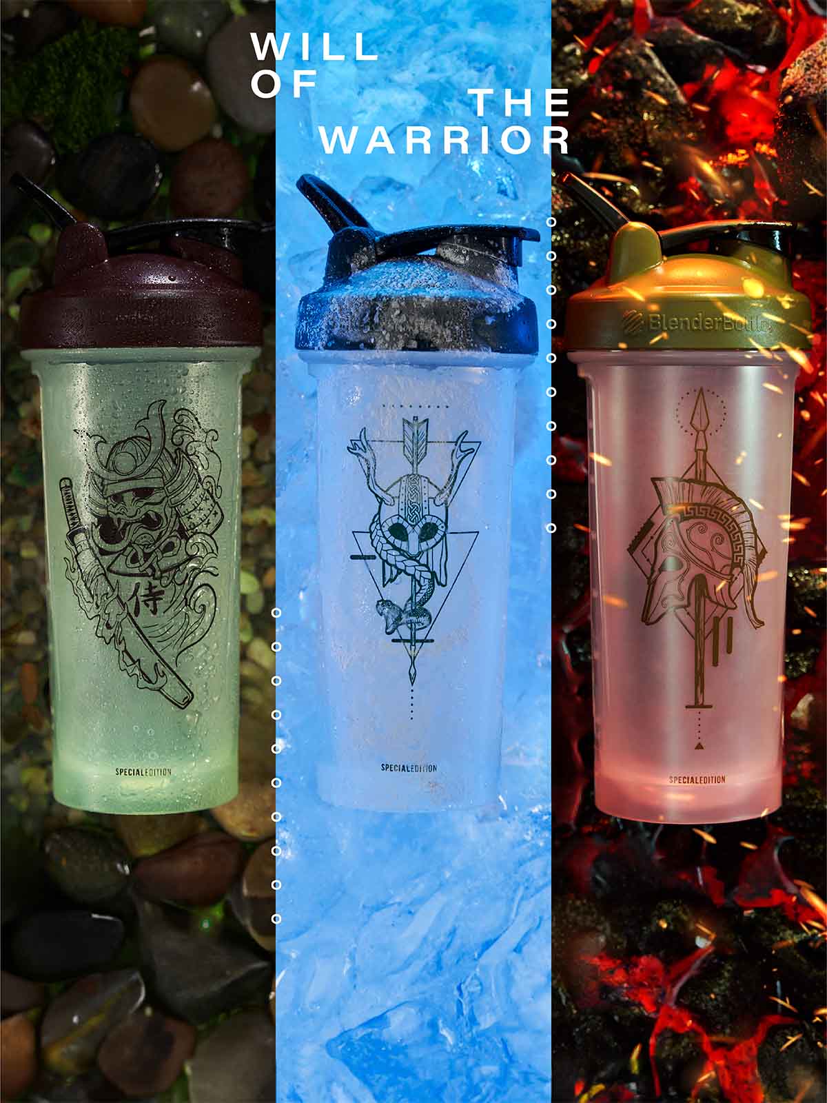 Will Of The Warrior - Special Edition Shaker Cups - Shop Now