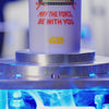 White Light Side resistant shaker bottle with Luke Skywalker and a New Hope | Color#Light Side