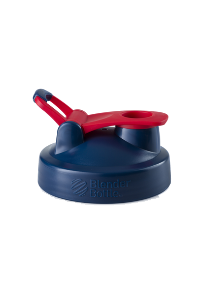 Classic Replacement Shaker Cup Lid in navy and red