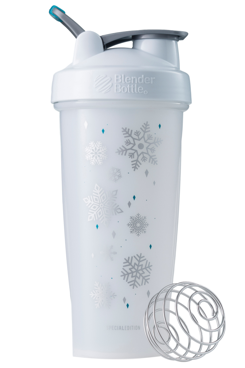 BlenderBottle Color of the Month Protein Shaker Bottle Subscription - Snowflake Shaker Cup