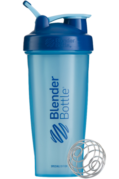 BlenderBottle Color of the Month Protein Shaker Bottle Subscription - Ice Blue