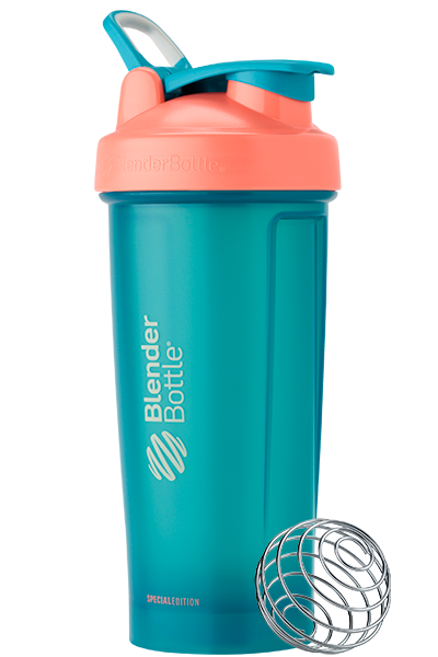 BlenderBottle Color of the Month - April 2022 - Coral Reef shaker cup - 28oz
