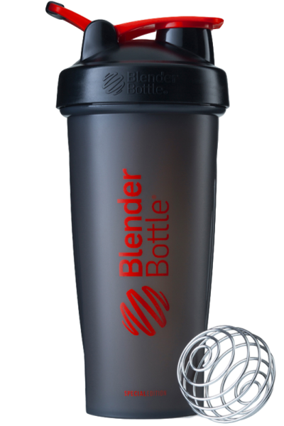 BlenderBottle Color of the Month Protein Shaker Bottle Subscription - Red and Black