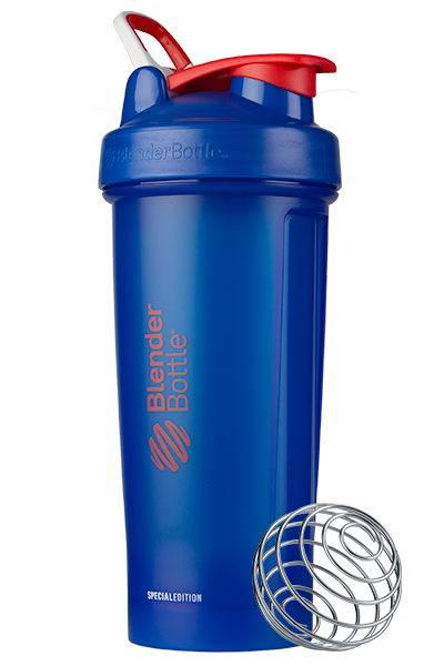 BlenderBottle Color of the Month Protein Shaker Bottle Subscription - America Blue