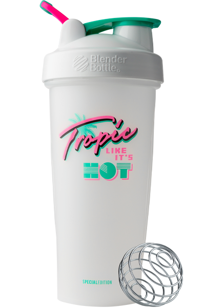 BlenderBottle Color of the Month Protein Shaker Bottle Subscription - Tropic Like It's Hot