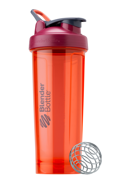 Blender Bottle Pro Series Shaker Bottle Rounded Base with Spout Guard 2 Pk