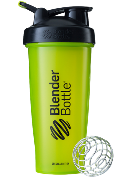 BlenderBottle Color of the Month Protein Shaker Bottle Subscription - Green and Black