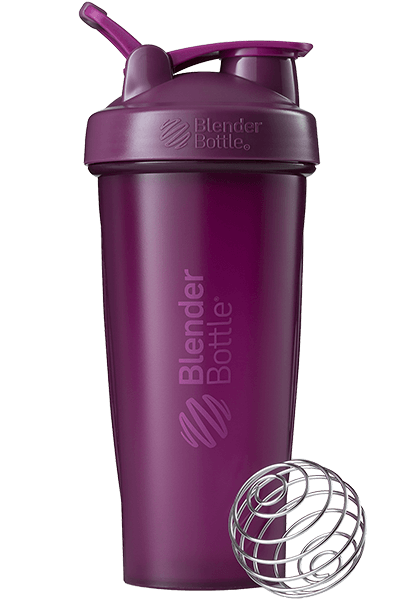 BlenderBottle SportMixer 28 oz Tritan Purple Plum Shaker Cup with