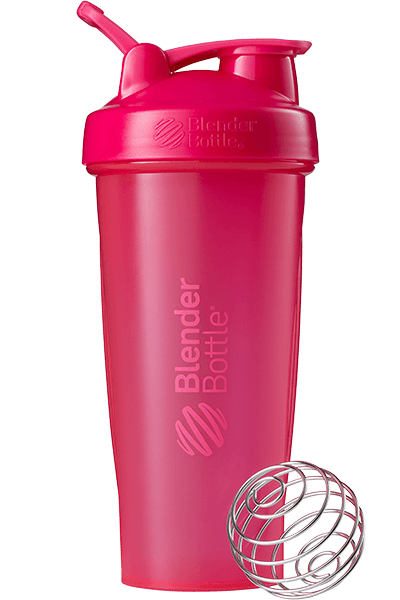 BlenderBottle Classic V2 Shaker Bottle, 28-Ounce, White