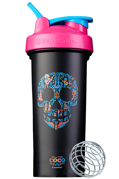 Blender Bottle Classic 28 oz. Disney Pixar Shaker Mixer Cup with Loop Top Inside Out