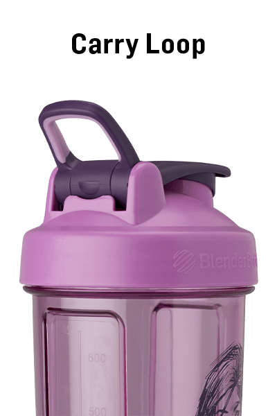 Blender Bottle Pro Series 28 oz. Princess Shaker Cup with Loop Top - Ariel