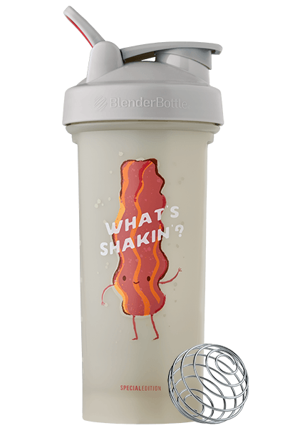 Cute Protein Shaker Bottle With Storage