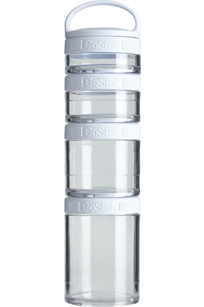 BlenderBottle - GoStak® - Starter 4Pak White