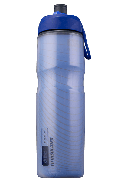 BlenderBottle - Halex® - Blue Insulated Bike - 24oz