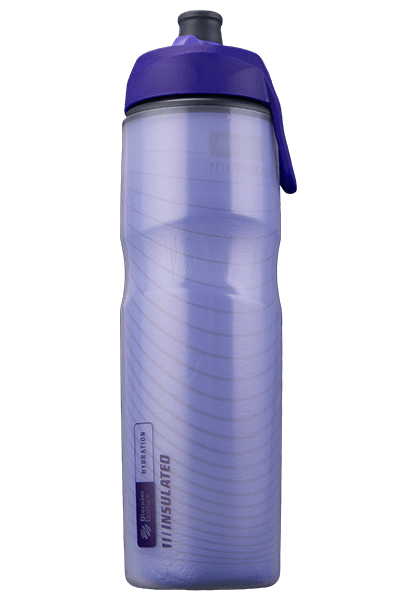 BOTTLE BOTTLE 24 oz sports water bottle stainless steel insulated water  bottle with straw and pills holder (purple)