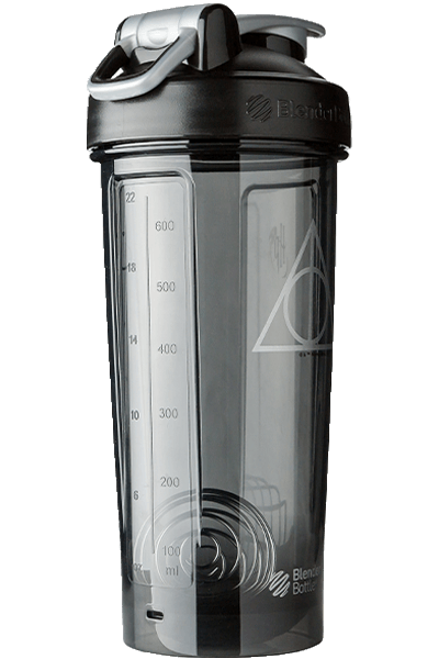 BlenderBottle Pro Series Shaker Cup, 28oz, Gold - Deathly Hallows
