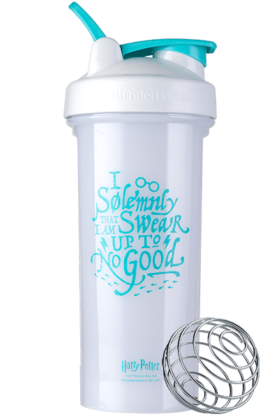 Harry Potter Blender Bottle Shaker 28 oz Clear Black Silver