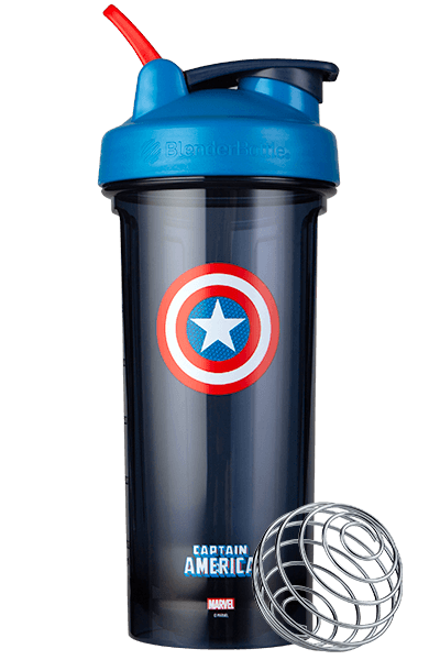 Marvel Odor Resistant Shaker Cups and Shaker Bottles