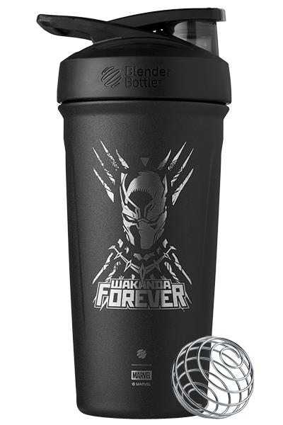 BlenderBottle Marvel Comics Radian Insulated Stainless Steel Shaker Bottle,  26-Ounce, Captain America 