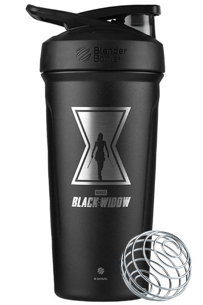 BlenderBottle - Marvel Strada Stainless Steel - Black Widow | Color#Black Widow
