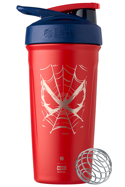 Blender Bottle Radian Insulated Marvel Spiderman Spider 26 Ounce