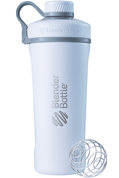 BlenderBottle - Radian™ Insulated Stainless Steel - White Insulated Stainless Steel