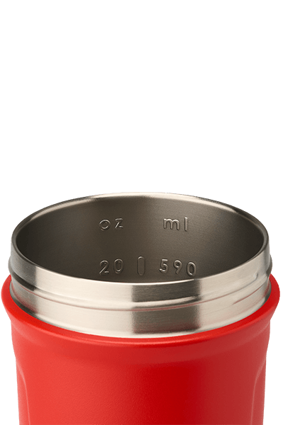 Strada Insulated Stainless Steel Shaker Cup with Flip Cap Cobalt