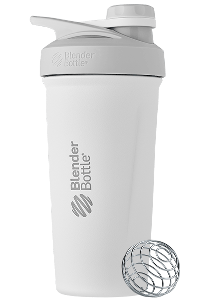 BlenderBottle - Strada™ Insulated Stainless Steel Twist - White