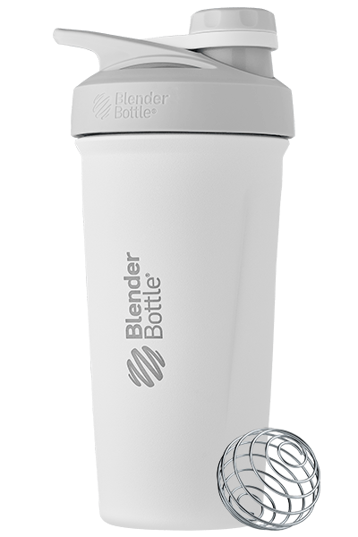 BlenderBottle - Strada™ Insulated Stainless Steel Twist - White | Color#White