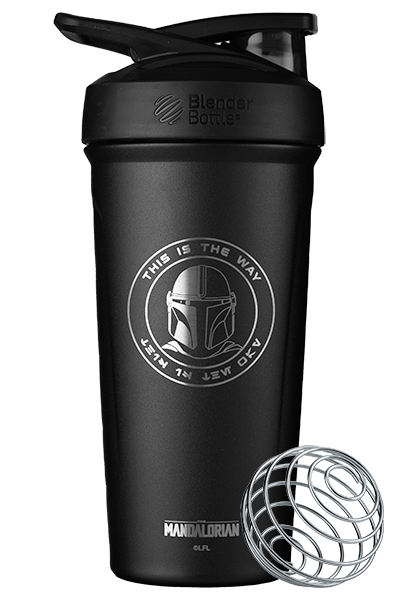 Blender Bottle The Mandalorian Strada 24 oz. Insulated Stainless Steel Shaker This Is The Way